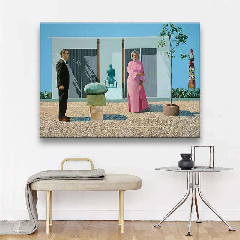 Amazon.co.jp: 額装、「私の両親」デイヴィッド・ホックニー