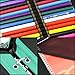YOUSHARES 180 Slots PU Leather Colored Pencil Case - Large Capacity Carrying Case for Prismacolor Watercolor Pencils, Crayola Colored Pencils, Marco Pens, Gel Pens（Green）