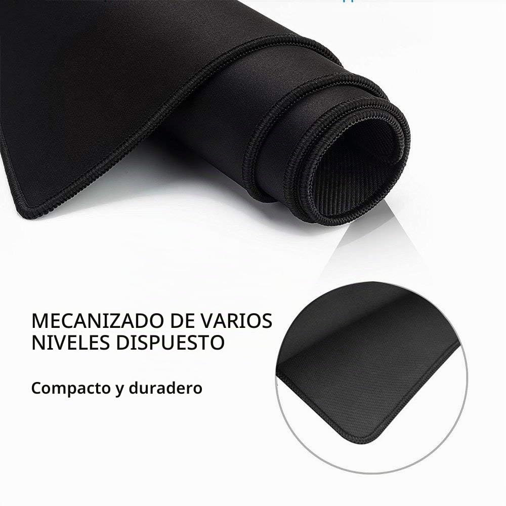 Alfombrilla de ratón para Juegos XL extendida y Gruesa Grande (600 x 300 x 3 mm) para Teclado de Ordenador, Alfombrilla de ratón (60x30 Black001)