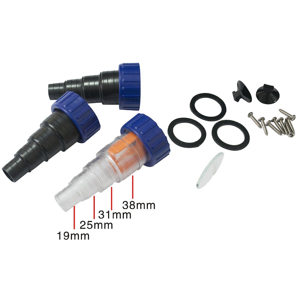 Gardebruk® Teichklärer 11 Watt 5m Kabel 3 Anschlussadapter Gartenteich Aquarium UVC Klärer Lichtfilter Wasserklärer Algenvernichter Wasseraufbereiter UV