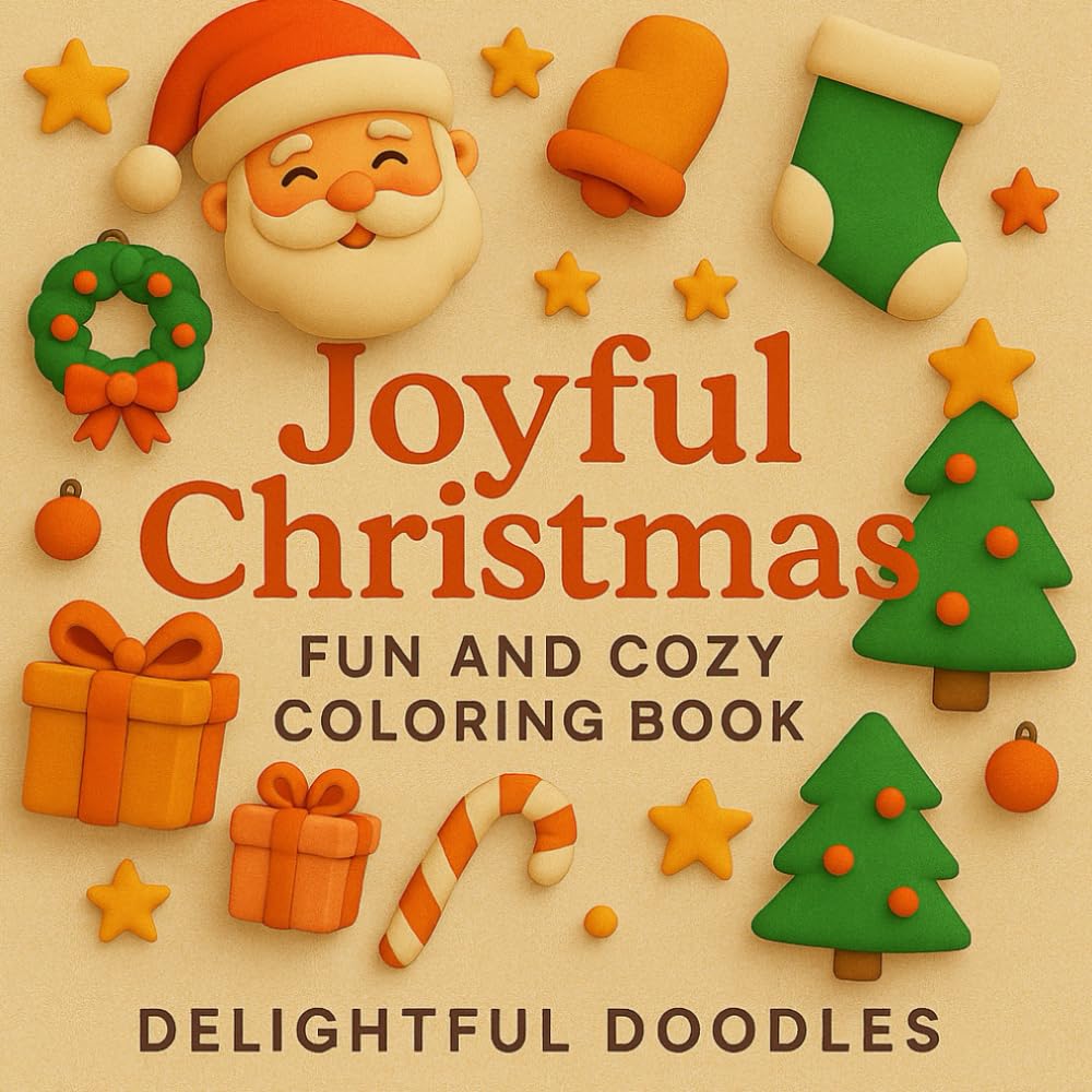 Joyful Christmas Coloring Book: Fun and Magical Coloring Book