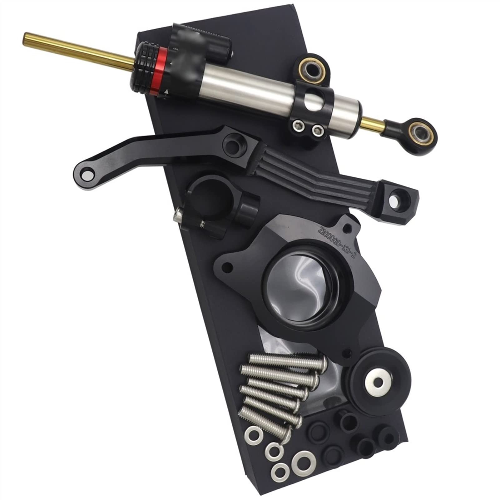 Estabilizador de dirección CNC de amortiguador lineal con soporte para Kawasaki Z1000