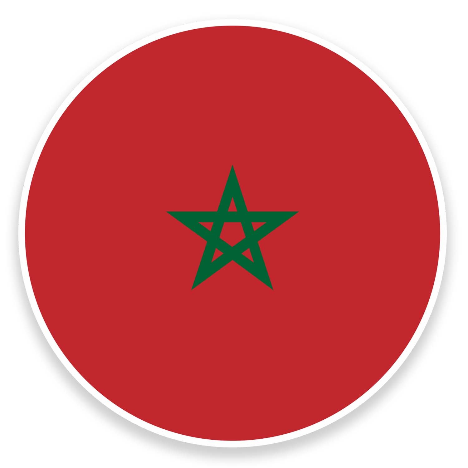 Destinationvinyl Multi 2 X 10Cm Morocco Vinyl Sticker Decal Laptop Travel Luggage Car Bike Label #9153 (10Cm Wide X 10Cm High)