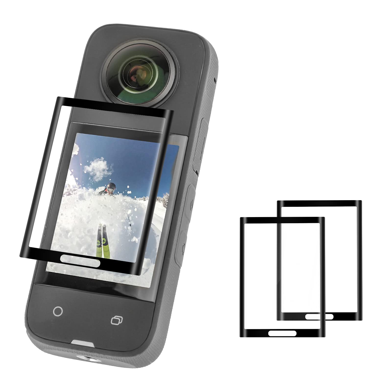 Amazon | Insta360 X3用スクリーンプロテクター、硬度9H、HD強化ガラス 