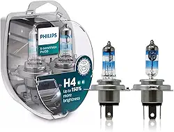 L�mpadas de halog�neo H4 X-TremeVision PRO150 de substitui��o para Philips 12342XVPS2 12V 60/55W | Pacote com 2