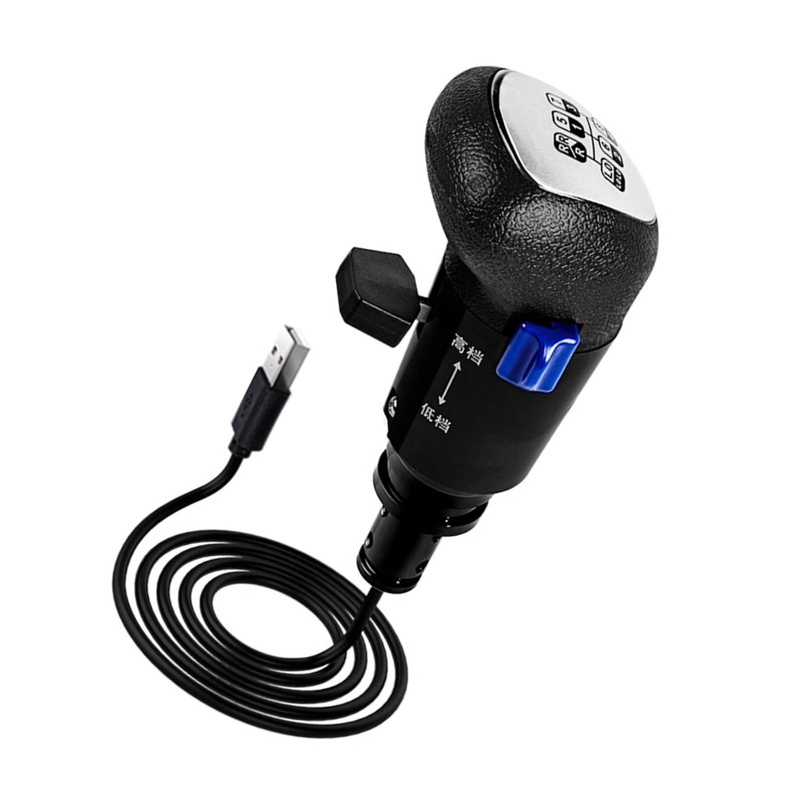 Hdoytxxm With Adapter Strong Shifts Lever With General Adapter Quick Assembly Driving Gear Adapter For Simulation Control Panel Shifter
