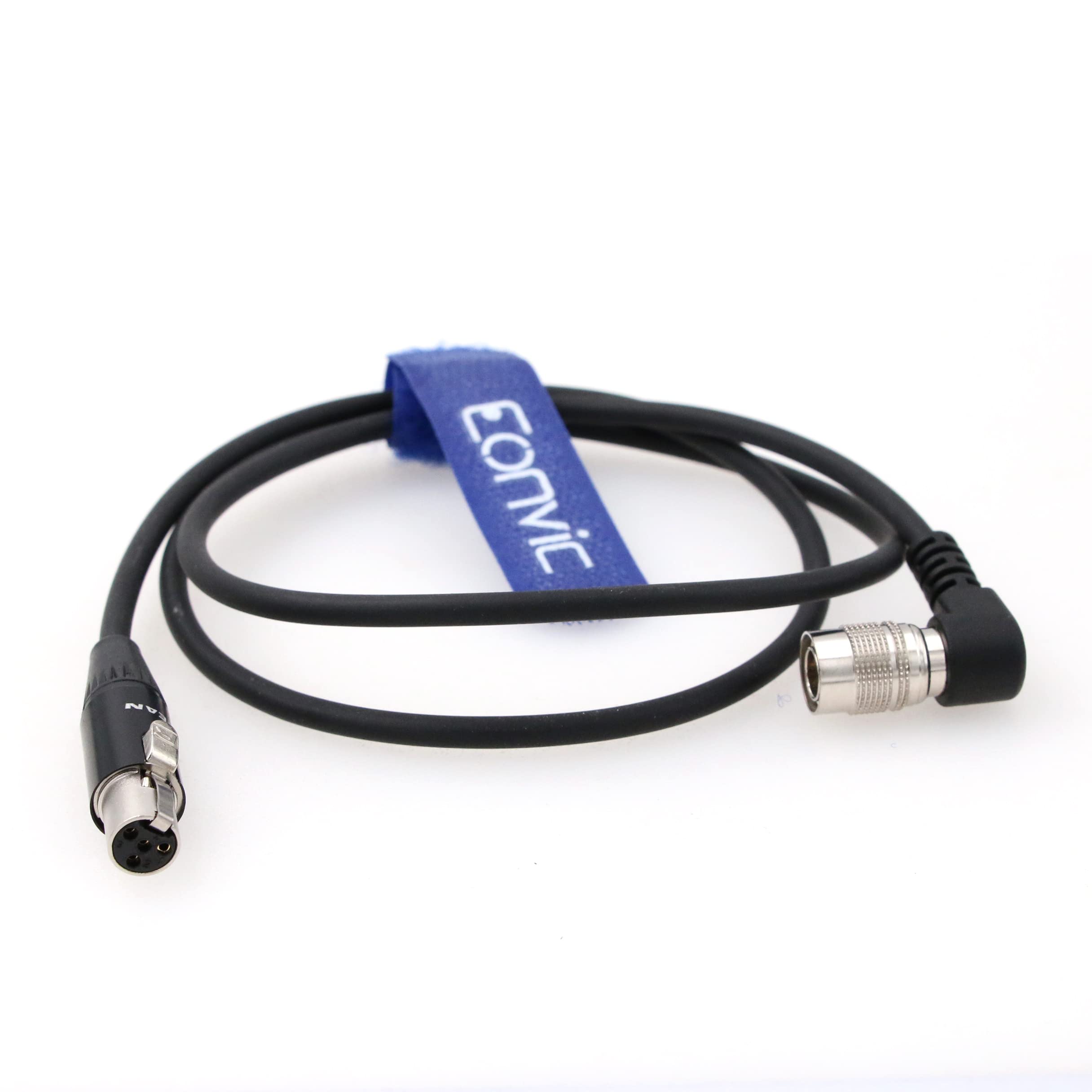 EONVICTV Logic Power Cable Hirose 4pin to Mini XLR 4pin for TVLogic VFM-058/074/VFM/056