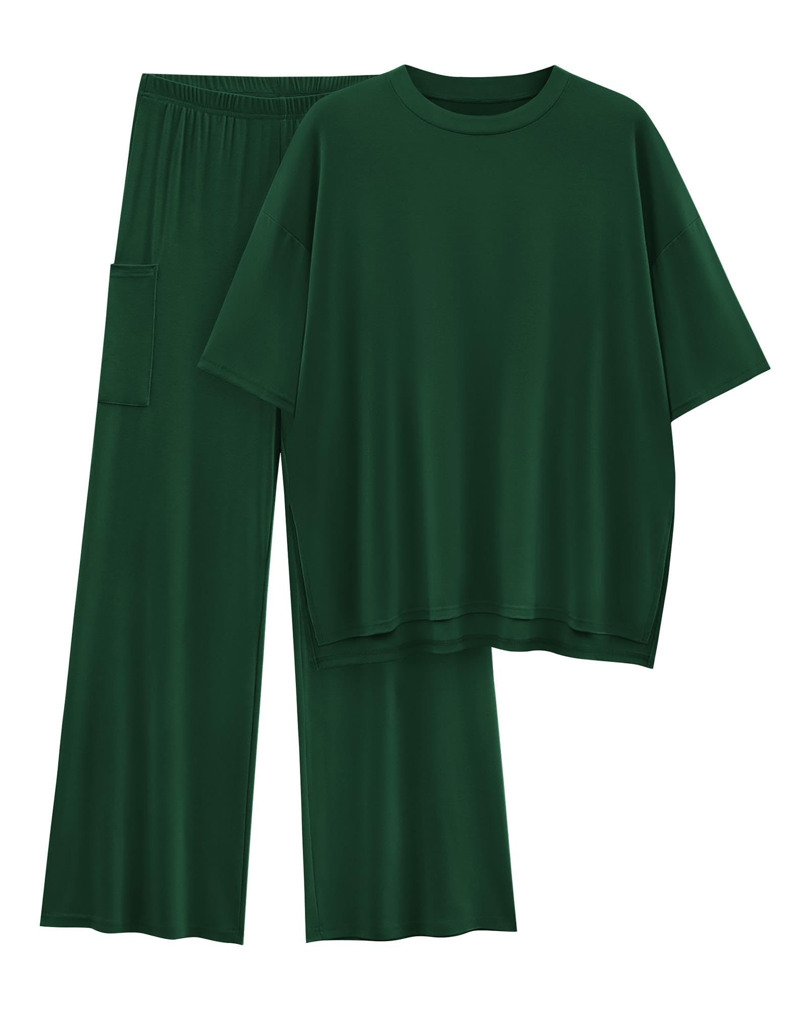 KIRUNDO 2 Piece Lounge Sets for Women Airport Travel Outfit