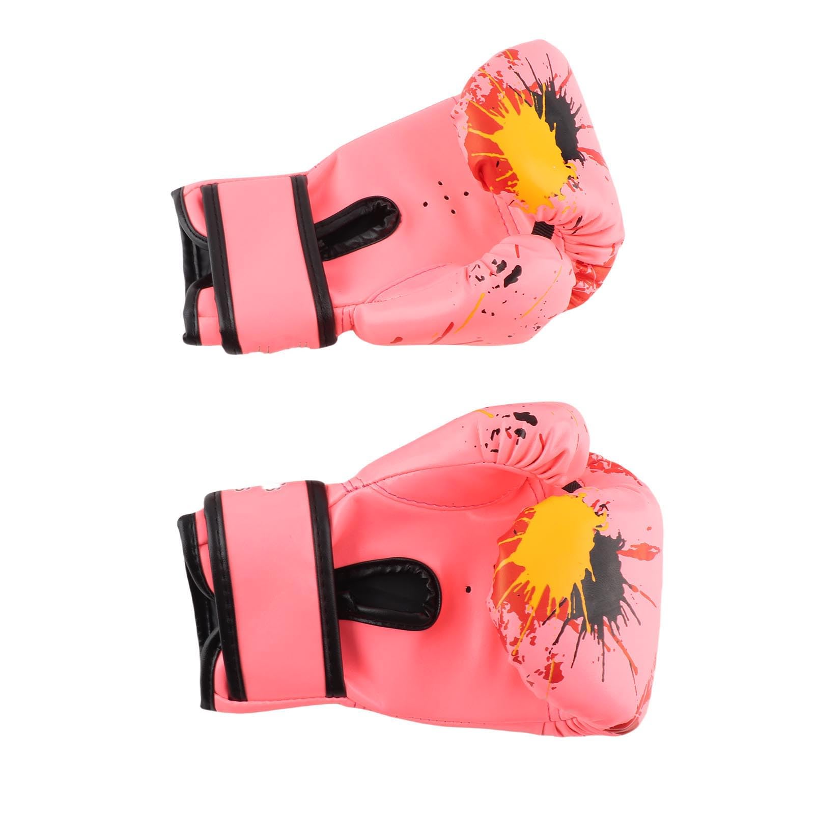Gants de Boxe pour Enfants et Bébés - et Entraînement pour Garçons et Filles - Kids Fight Mitts (Rose)