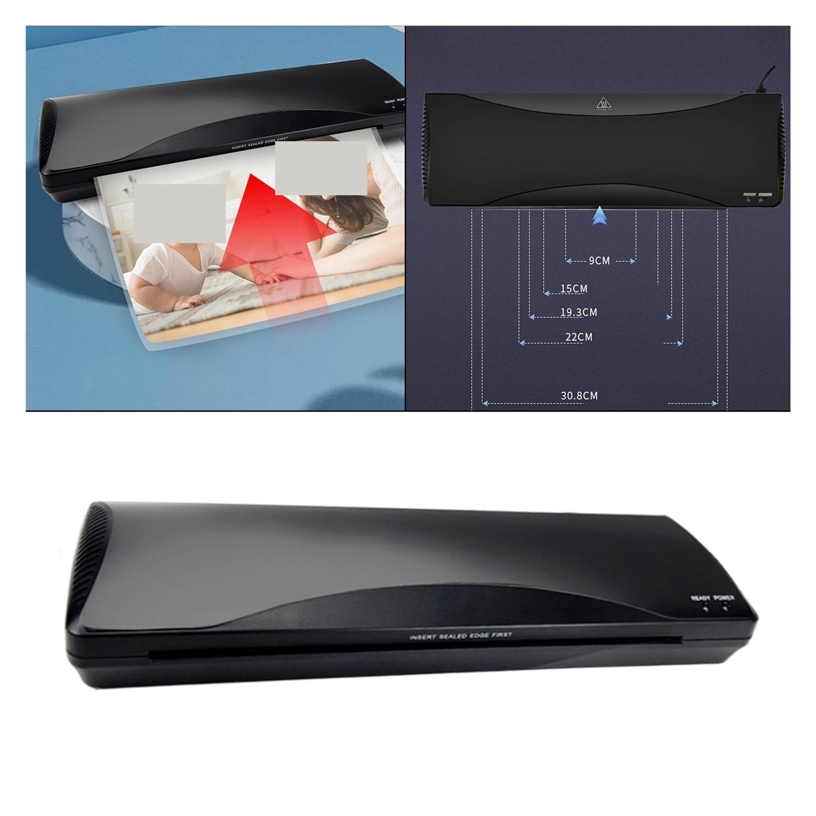 Plastificatrice, Macchina plastificatrice, macchina plastificatrice termica A3 A4, plastificatrice portatile, buste plastificatrici personali, salva-carte for ufficio scolastico