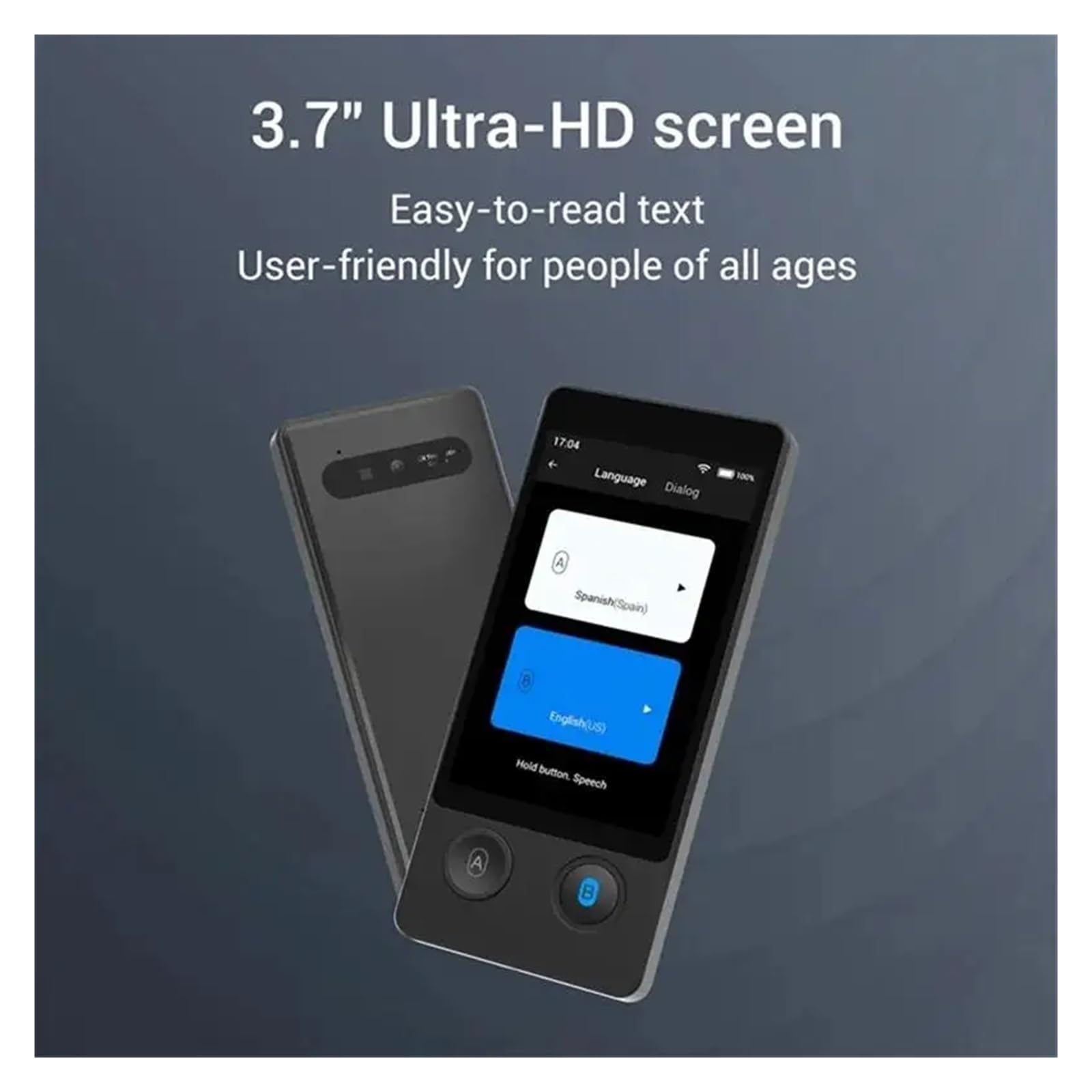 Amazon.co.jp: スマート翻訳機 ポータブル AI 音声翻訳機 144
