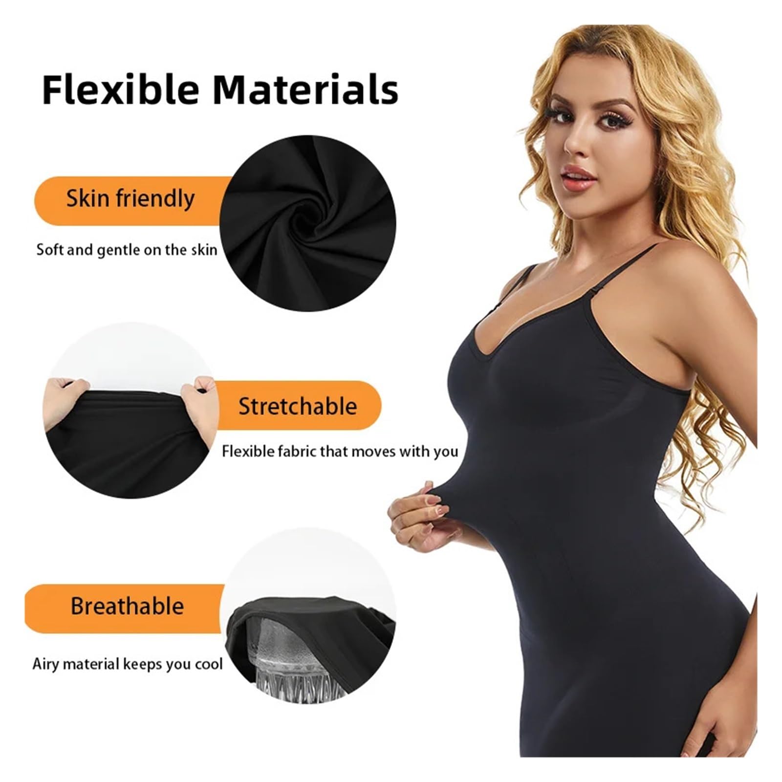 Vestido Moldeador Faja Moldeadora for Mujer, Ropa Interior Moldeadora Sexy, Control de Abdomen, sin Costuras, Adelgazante(Nude,XL)