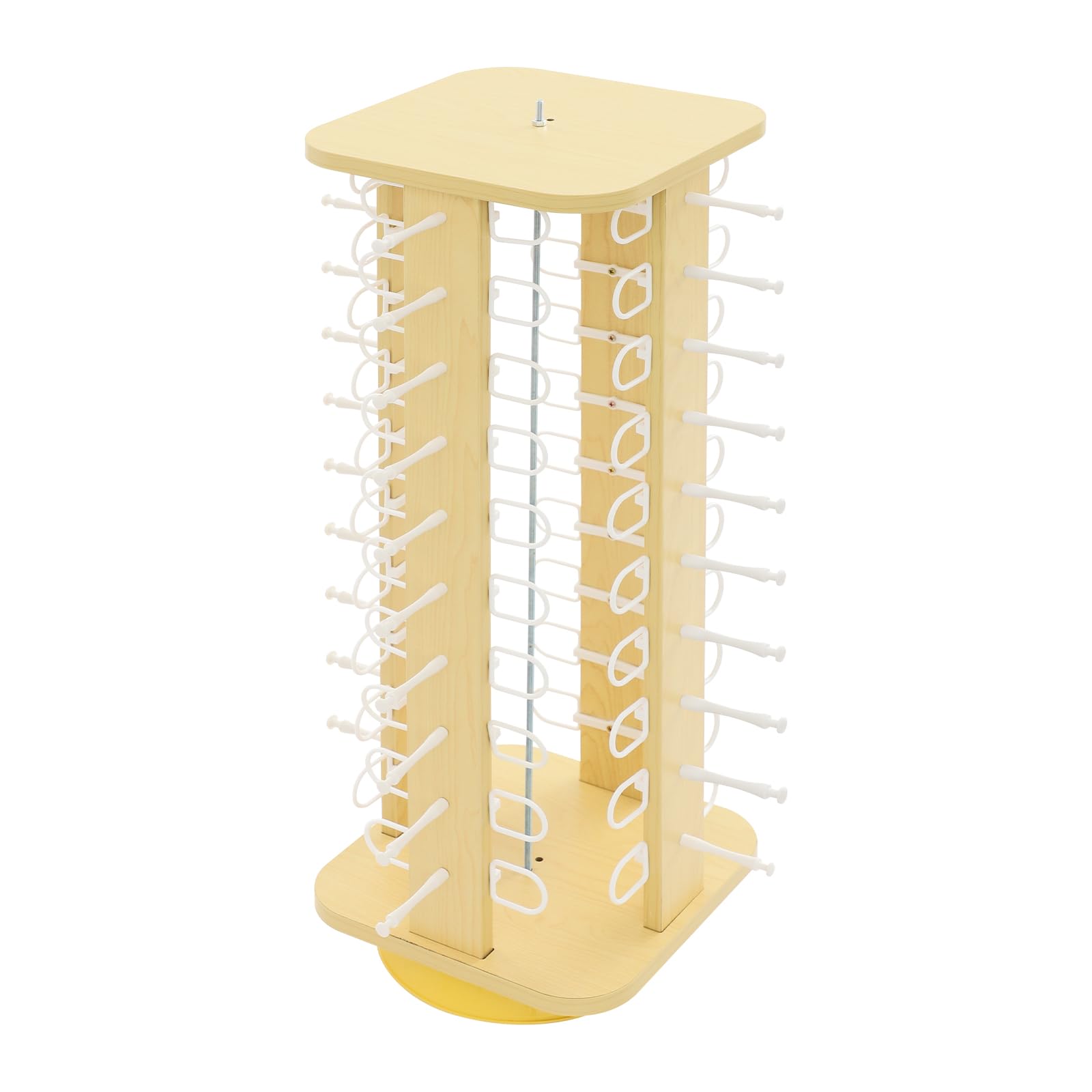 Soporte de exhibición para Gafas de Sol, 50 Pares, Organizador de Gafas de Sol y Gafas con rotación de 360°, Colgador de Gafas para exhibición Comercial en mostrador, 13.8 * 29.1 pul