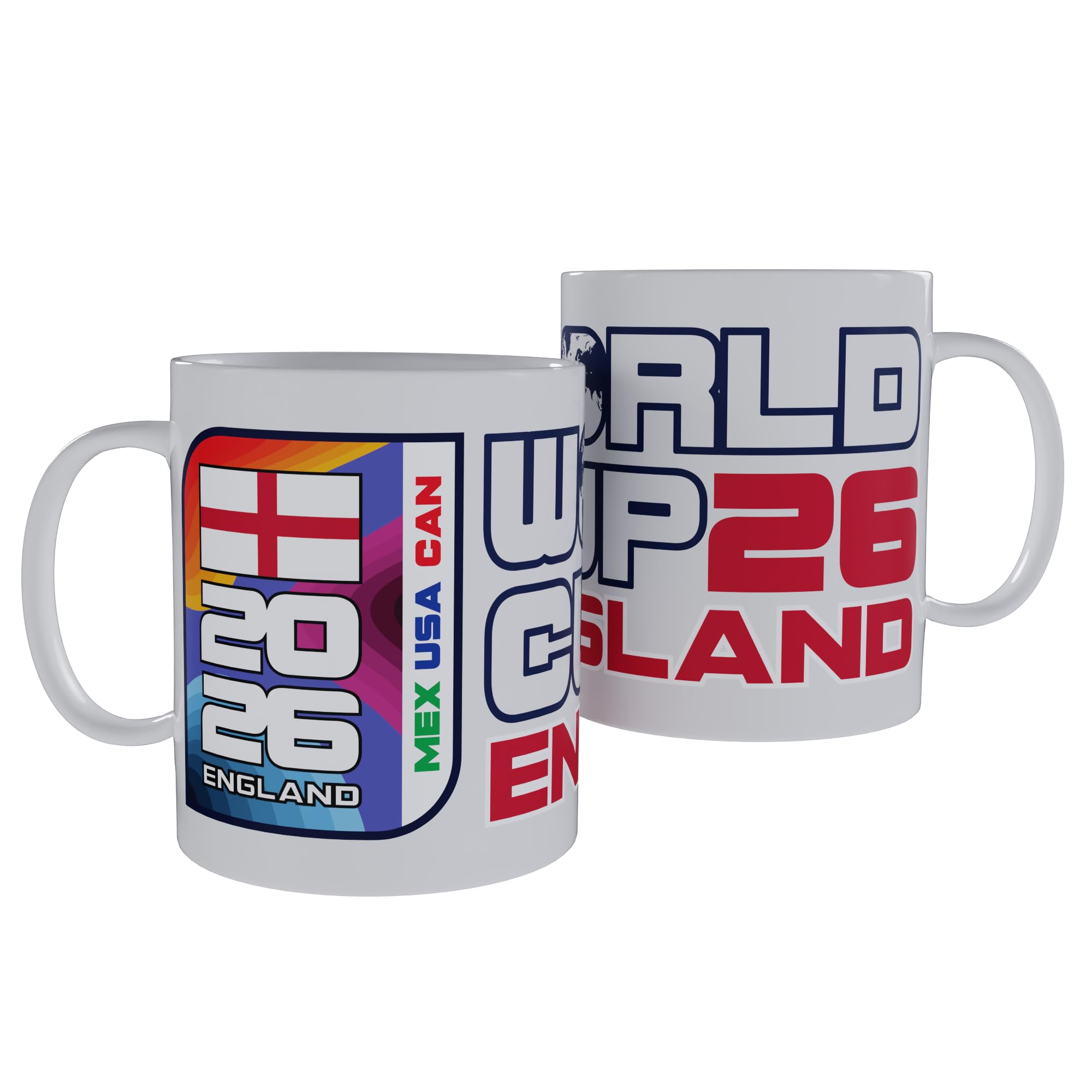 Partisan England Mug WC 2026 11oz - 2 Designs to Choose from (Logo)