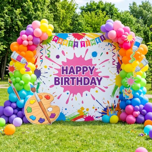RUBFAC Rainbow Balloons, 120pcs Party Balloons for Birthday Baby Shower Graduation Anniversary Wedding Party Supplies Garland Arch Decoration,12 Inches, Assorted Color