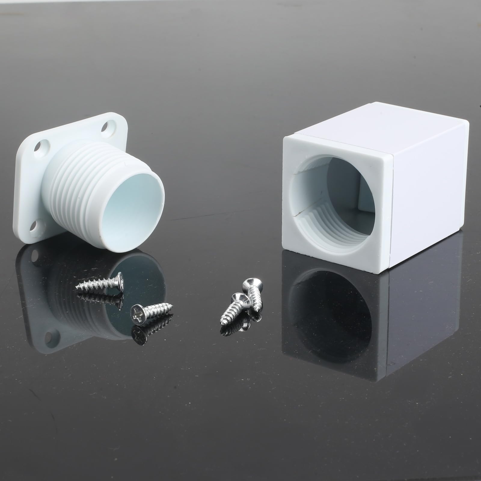 4 Piedini Per Mobili In Metallo Gambe Angolari 60 Mm Alte Divani Sedie Sgabelli Letti Armadietti Autofissanti Preforati Argento E Ottone Anticato 2,5 Pollici - Italia - Foto 10