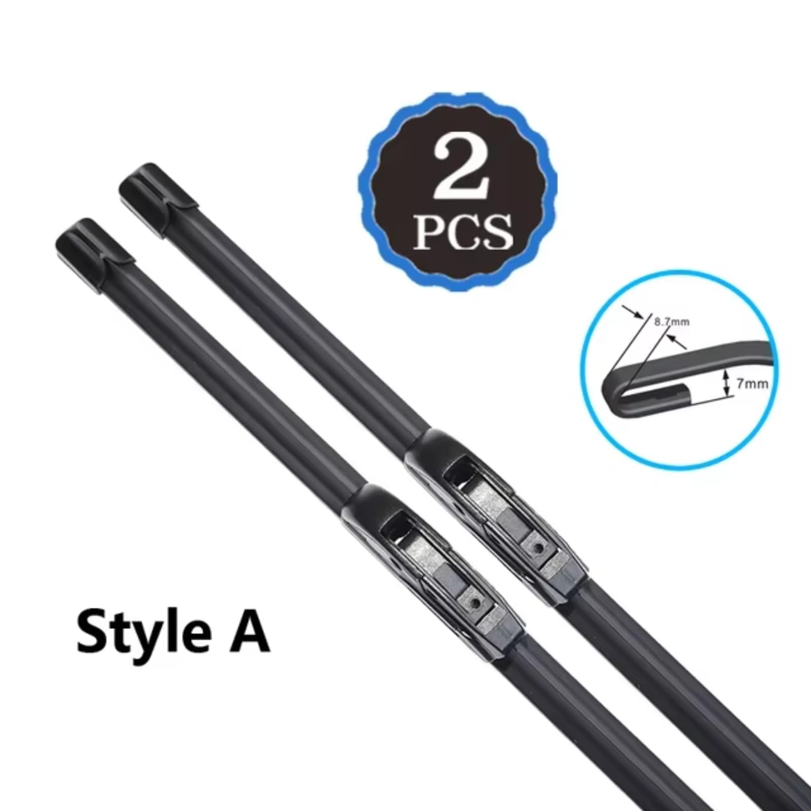 Kit Tergicristallo Compatibile Con Jeep Per Cherokee Per KL 2014 2015 2016 2017 2018 2019 Tergicristalli Per Auto Parabrezza Anteriore Parabrezza Accessori Per Auto Adesivi Tergicristalli(A)