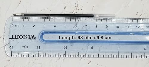 Miniatura 5 de Lenden Paquete de 5 repuestos de tinta de repuesto para bolígrafo de goma Comfort Soft Touch 2 en 1, punta capacitiva, punta media de metal premium,