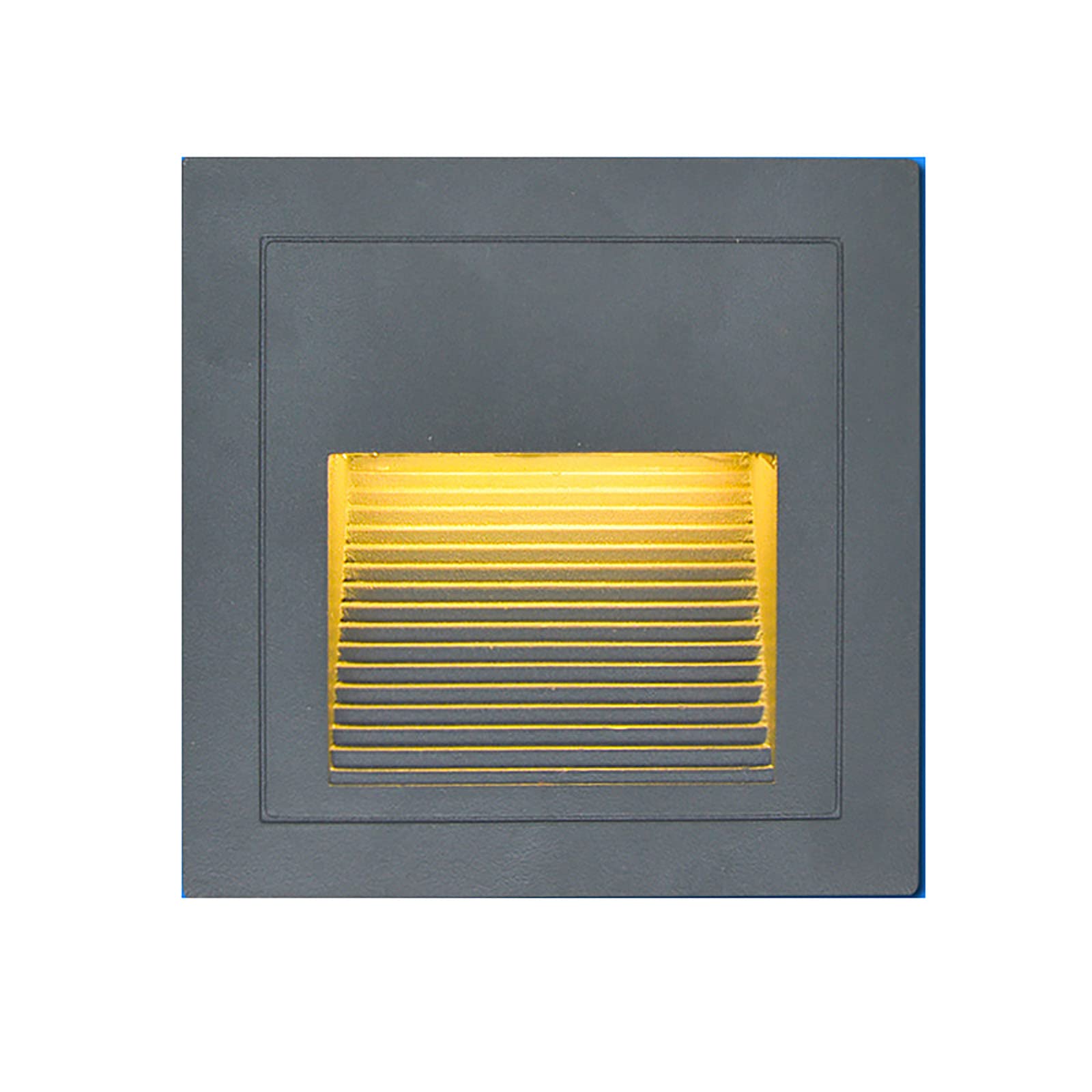 Luz De Pared LED Incorporada Al Aire Libre 3w Blanco Cálido Al Aire Libre Luces De Esquina Impermeables para Cocina Balcón Pasillo Escalera Lámpara De Pared De Jardín