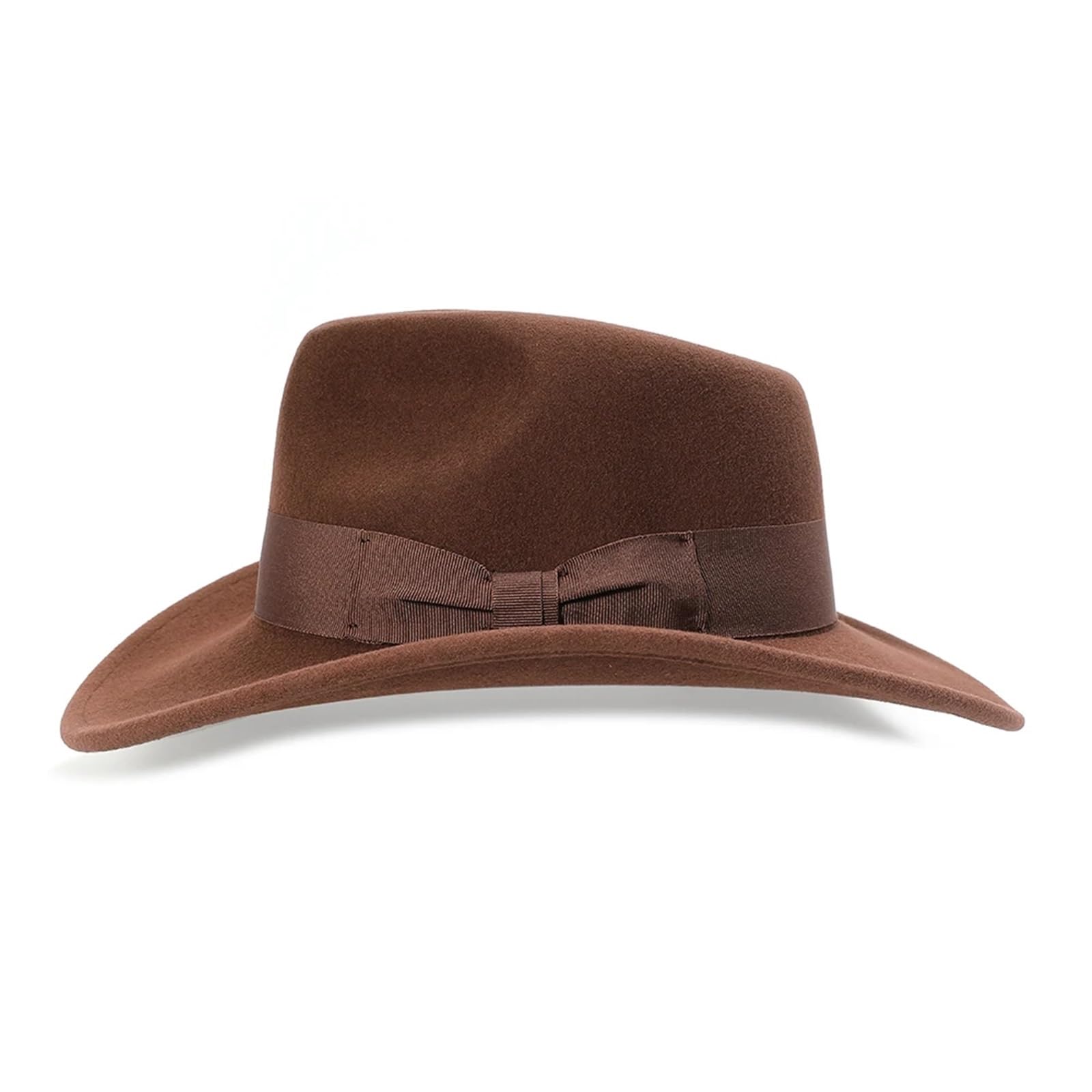 Zylinder Wollfilzhut for Herren, knautschbarer Hut, Cowboyhut, Fedora FüR Party