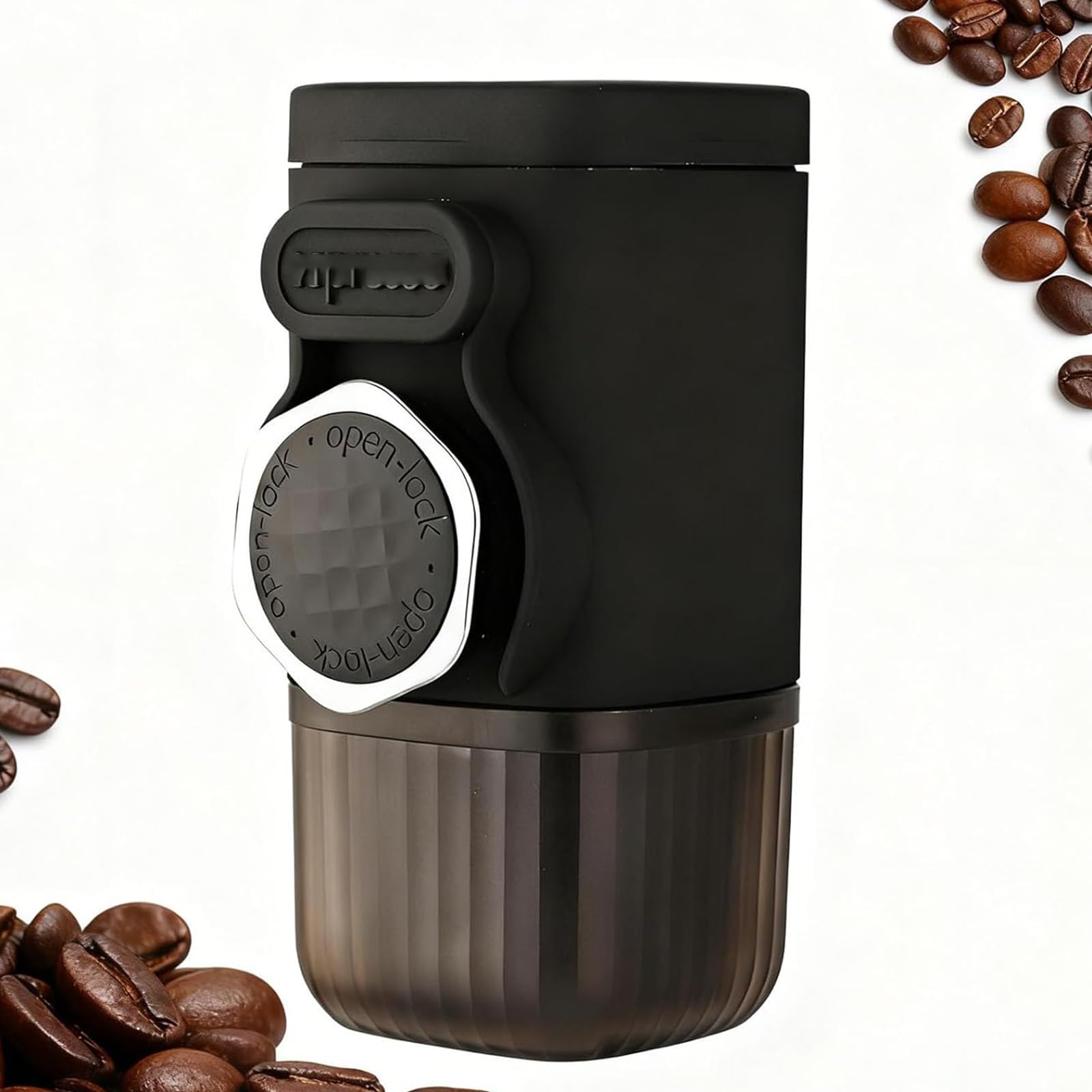 Wo Lai Gou Hand-Pressed Coffee Maker, Outdoor Travel Coffee Machine, Portable Manual Mini Coffee Machine For Ground Coffee & Capsules, Compact Travel Coffee Brewer For Camping, Outdoor And Home Use