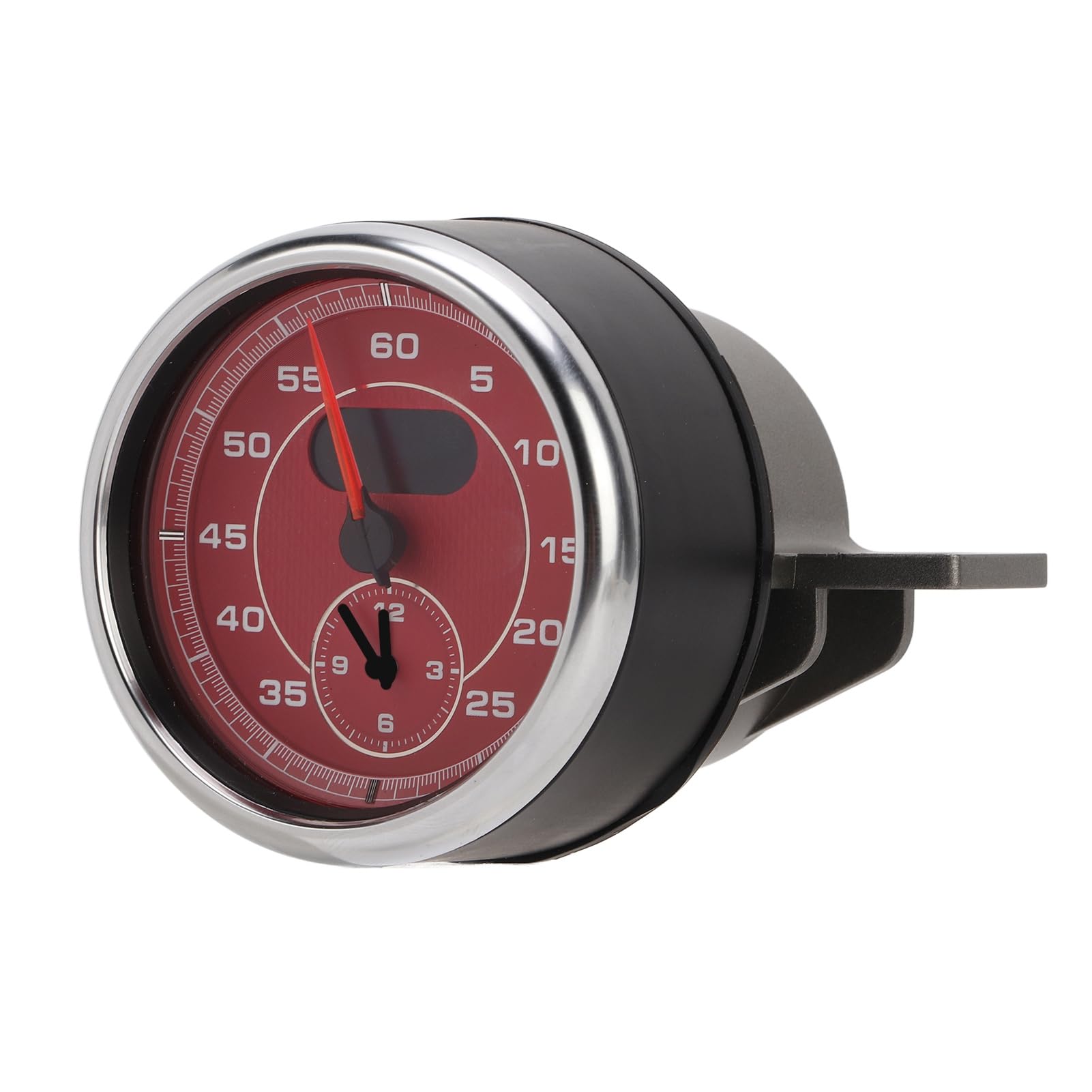 SIXRUN Orologio da Cruscotto in ABS, Cronometro con Timer Sul Centrale con Cablaggio, Visualizzazione del Tempo di Precisione, Installazione Semplice, Sostituzione per Driver 718 911 e Utilizzo