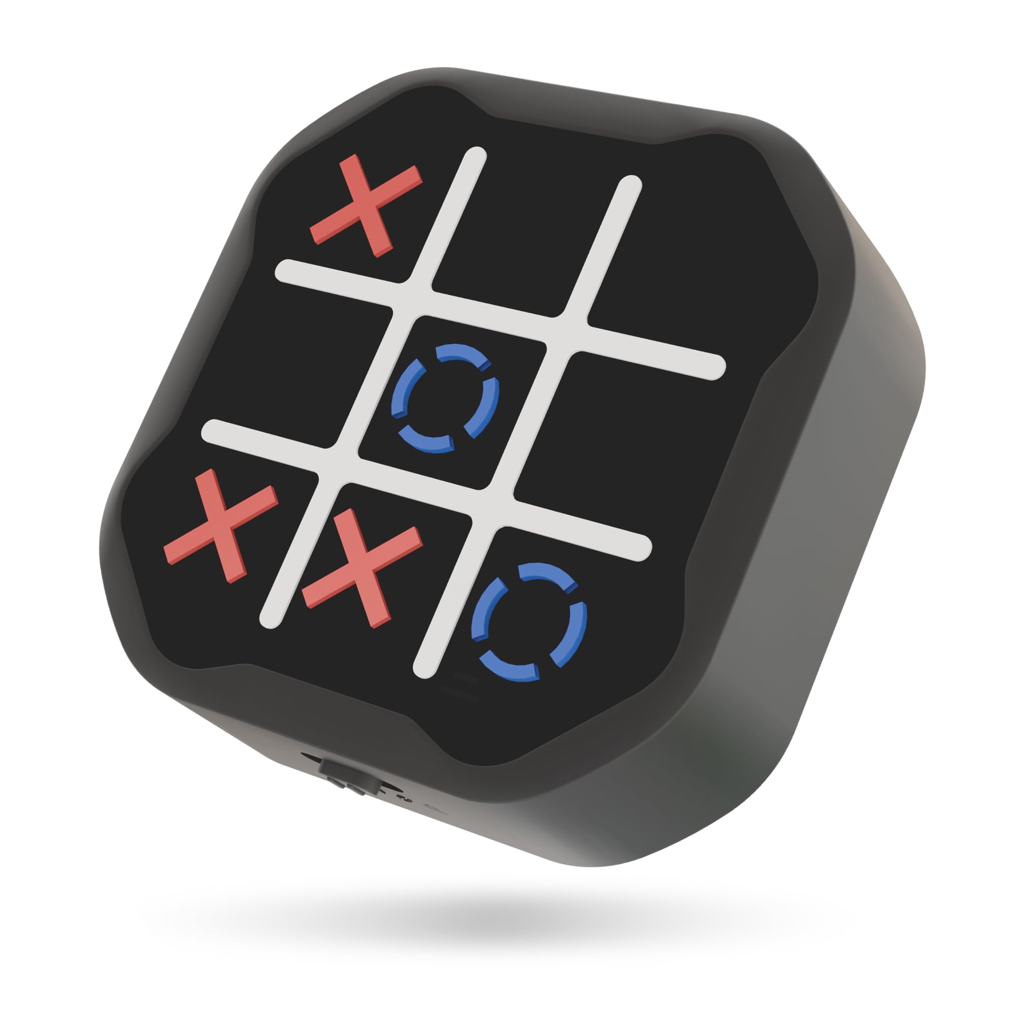 3-in-1 Electronic Tic Tac Toe Toy, Family Travel Game for Kids and Adults, Handheld Game Gift with Silent Mode