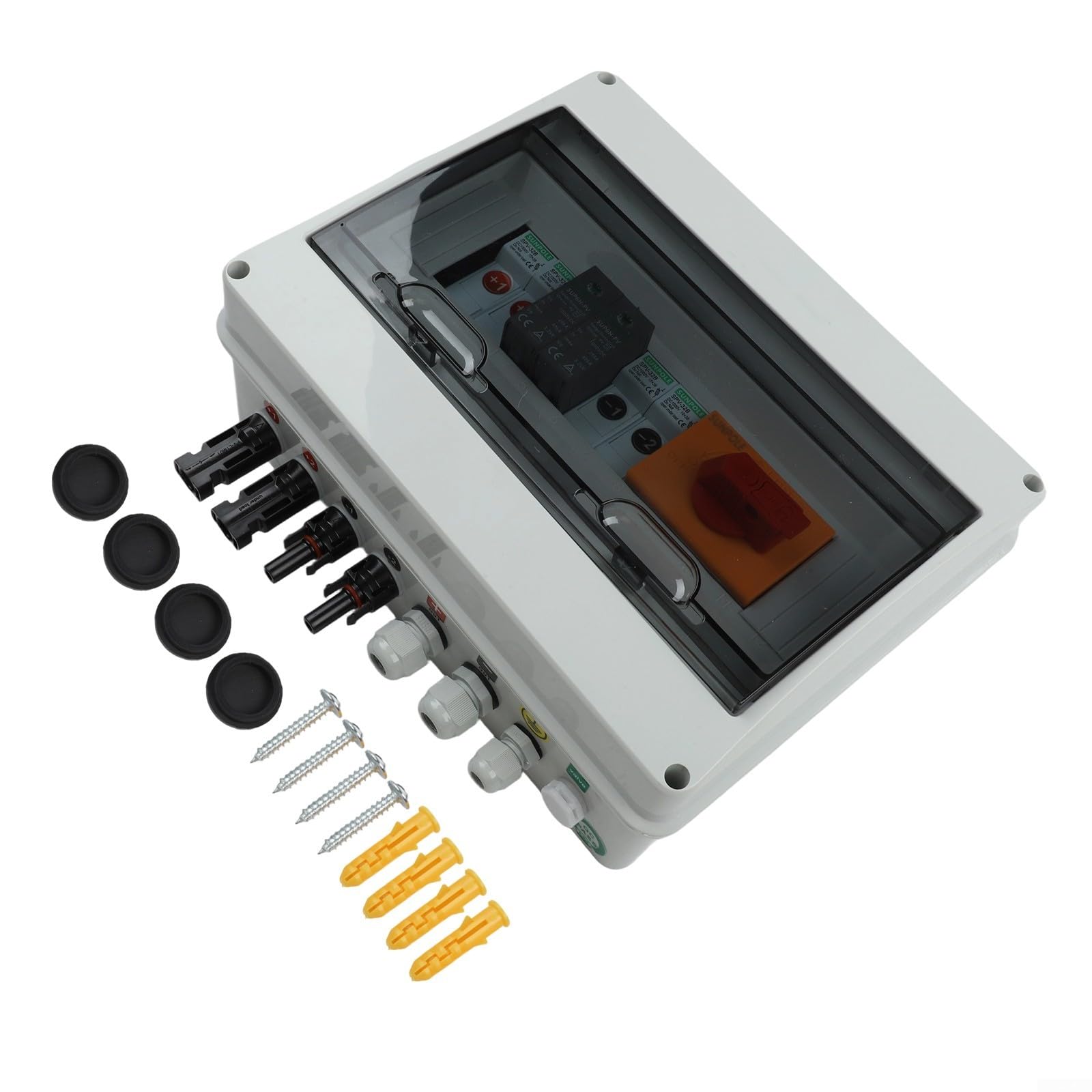 Caja combinada solar avanzada 2 en 1 hacia fuera de 1000 V diseñada para una seguridad y rendimiento óptimos en instalaciones en techos