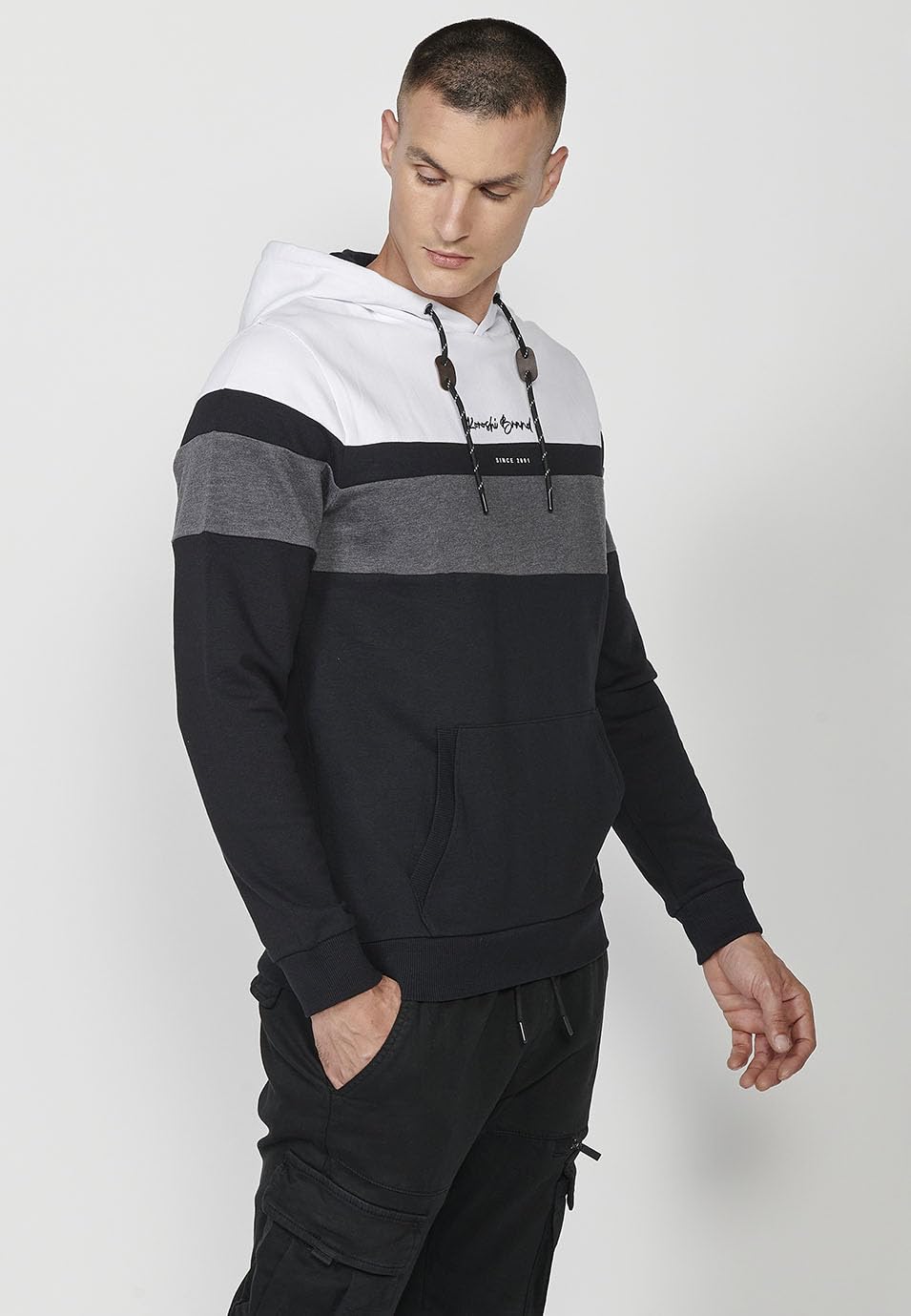 Koroshi Sudadera manga larga con capucha hombre