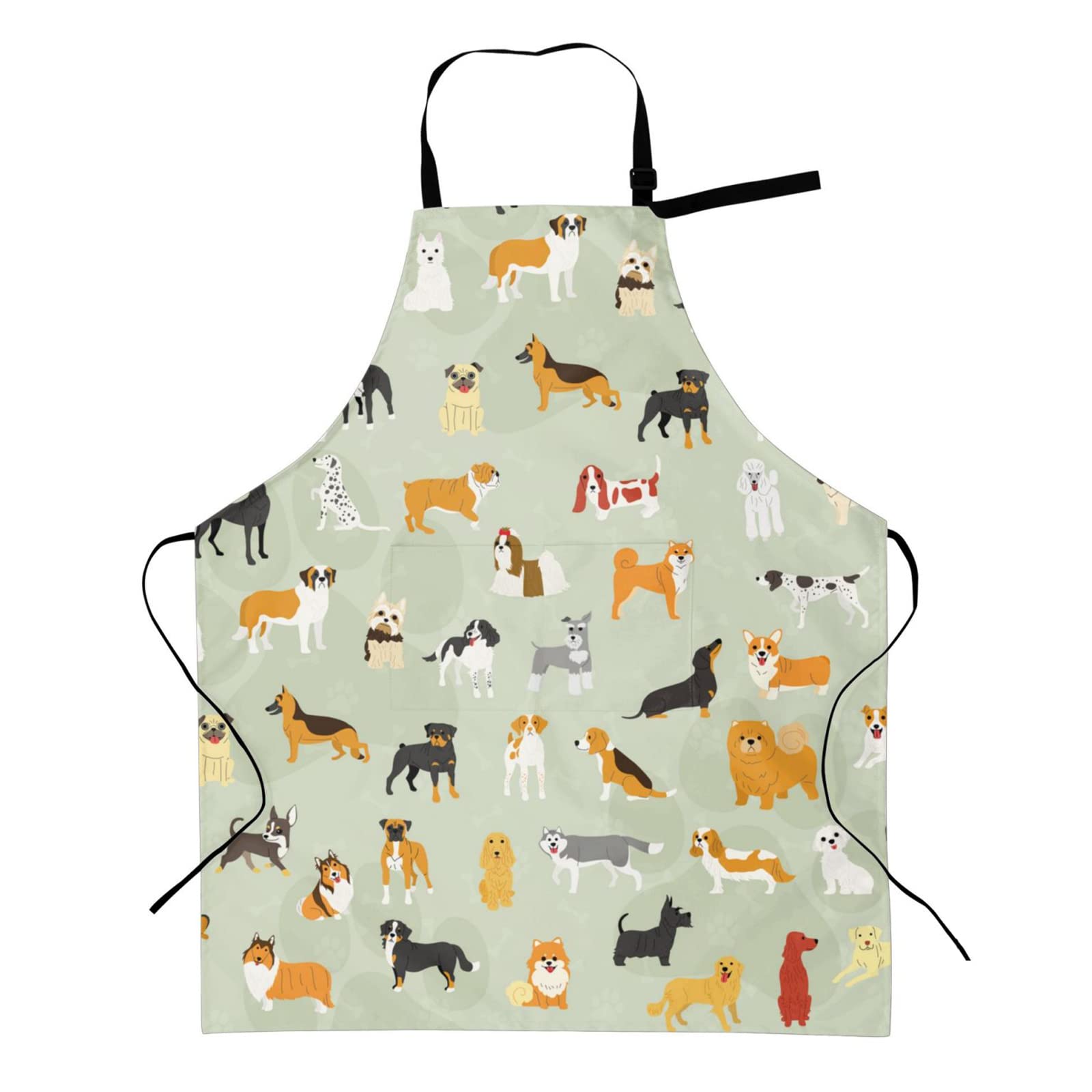 SUNUANApron For Women Men With Pockets And Adjustable Neck Buckle Kitchen Apron Bib Apron For Cooking, Baking, Gardening