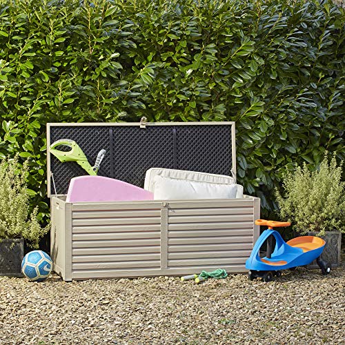 Garden Gear Plastic Garden Storage Box Chest Container, Weatherproof