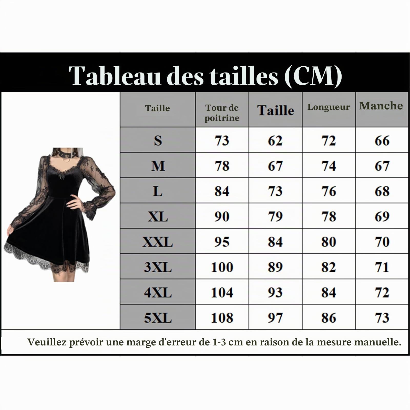 Mini Robe Gothique Noire pour Femme, Garniture en Dentelle, Taille Haute, Batterie Con, vêtements Harajuku Lolita, Vintage des années 90, Y2K