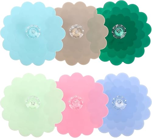 iplusmile 6 tapas de silicona para tazas, tapas de taza de agua, tapas de tarro de condimento, tapas de botellas, tapas de silicona reutilizables iplusmile 6 tapas de silicona para tazas, tapas de taza de agua, tapas de tarro de condimento, tapas de botellas, tapas de silicona reutilizables