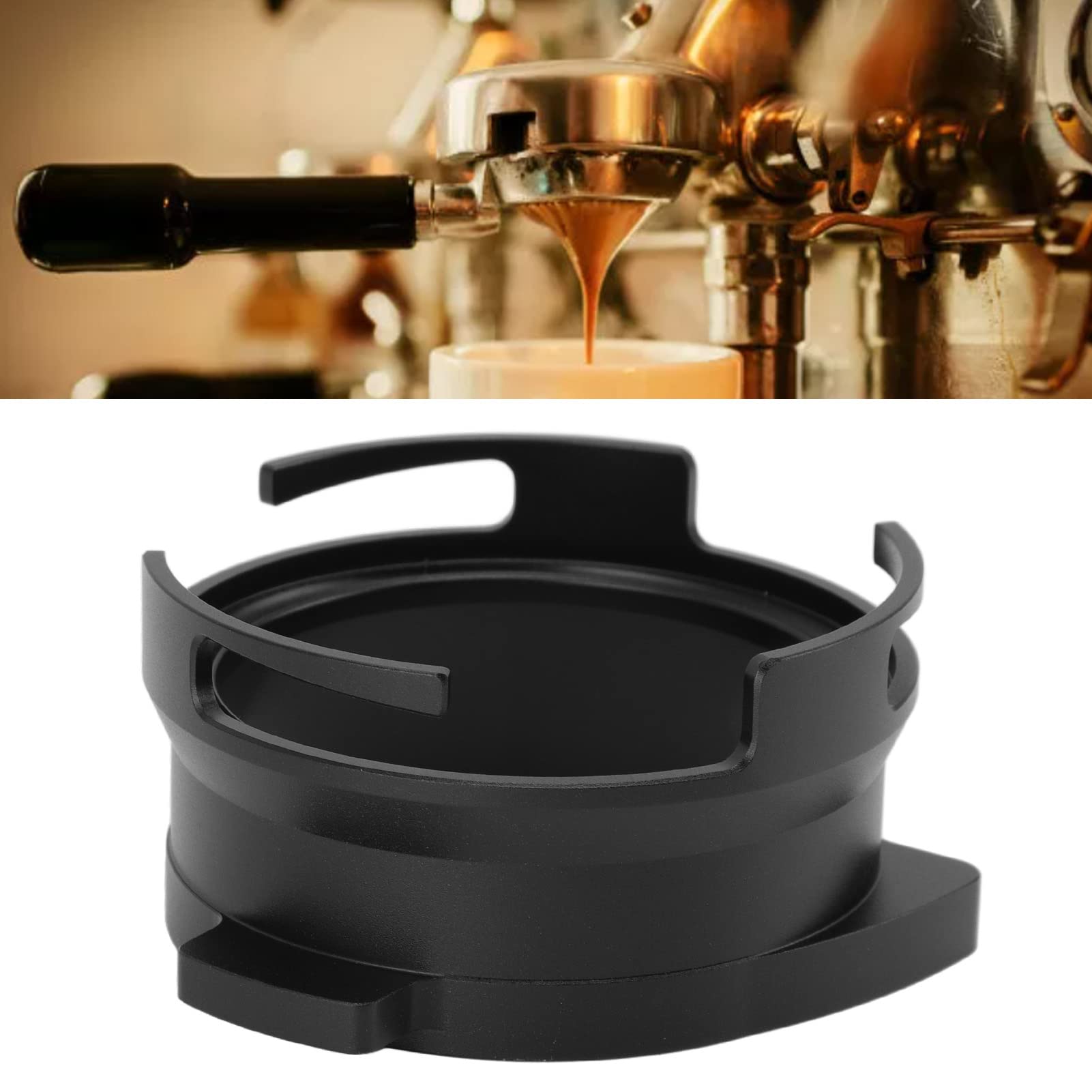 Embudo Dosificador Para Café Espresso De 54 Mm - Acero Inoxidable, Diseño Giratorio - Compatible Con Sage/Breville Y Portafiltros De 54 Mm