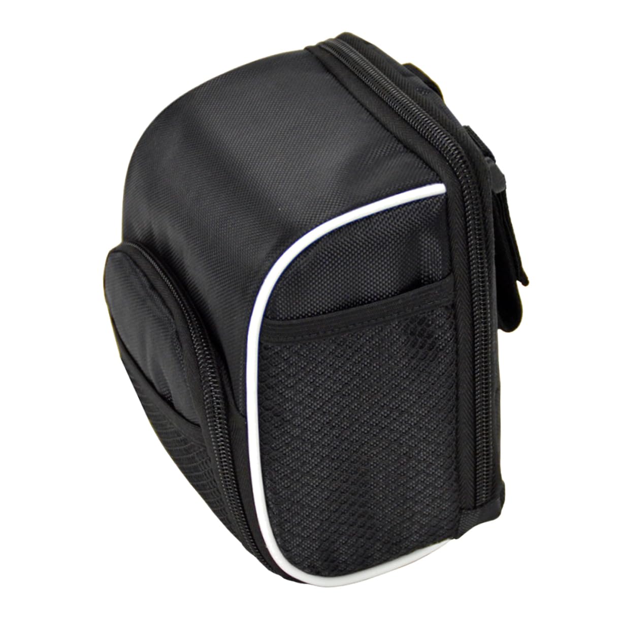 2piezas Bolsa Manillar para Bicicleta Plegable Almacenamiento Delantero para Ciclismo Compatible Bicicletas De y Urbanas Color Negro
