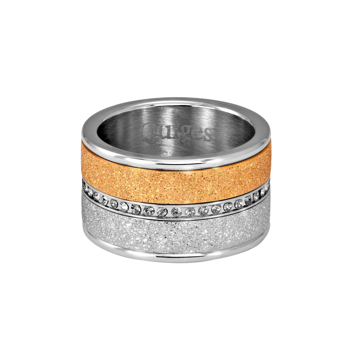 Quiges Anneau de Base avec Anneaux Intérieurs en Acier Inoxydable Bague Empilage Set (différentes Tailles d'anneaux)