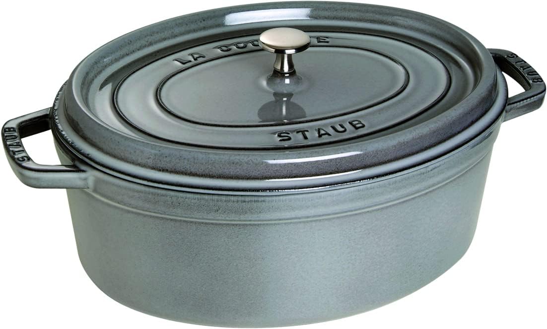 Staub 405093205 Pico Cocotte Oval Gray, 12.2 inches (31