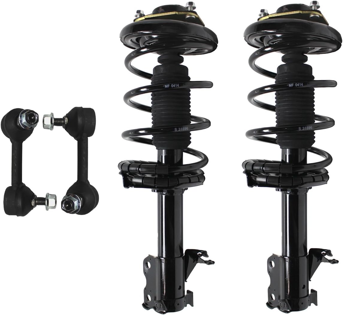 4pc Front Struts Sway Bar Links Suspension Kit