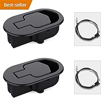 Vista 7 de 2 juegos de piezas de repuesto para sillón reclinable, mango reclinable de metal, cable de liberación para Ashley y la mayoría de sofás reclinables