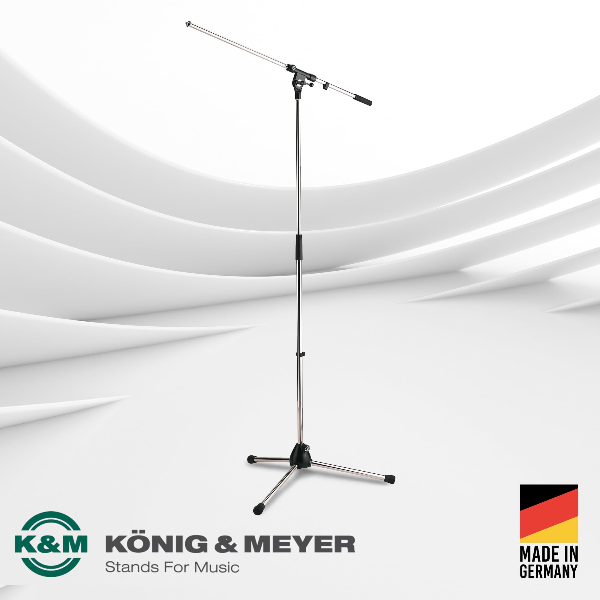 Amazon.com: K&M König & Meyer 21020.500.02 Tripod Microphone Stand