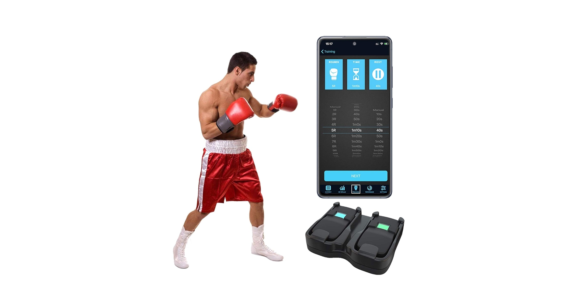 【最新】ボクシング パンチセンサー BX100｜アプリ連動 スマートトラッカー Real-time Bluetooth Boxing Sensor - Fitcare