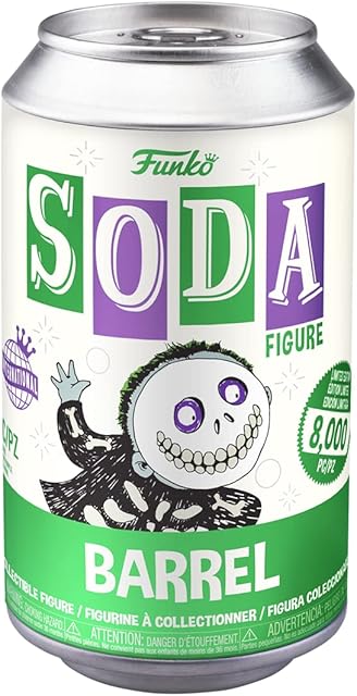 Funko Vinyl SODA: The Nightmare Before Christmas - Barrel w/Chase(IE). 1 In 6 Chance Of Receiving A Chase Variant (Styles May Vary), Multicolor, One Size (58692)