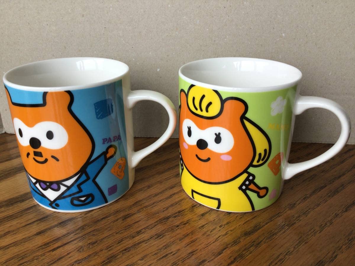 PONTA マグカップ　4個セット　新品未使用　小物　プレゼント Amazon.co.jp: Ponta/ポンタファミリーマグカップ4個セットポンタ