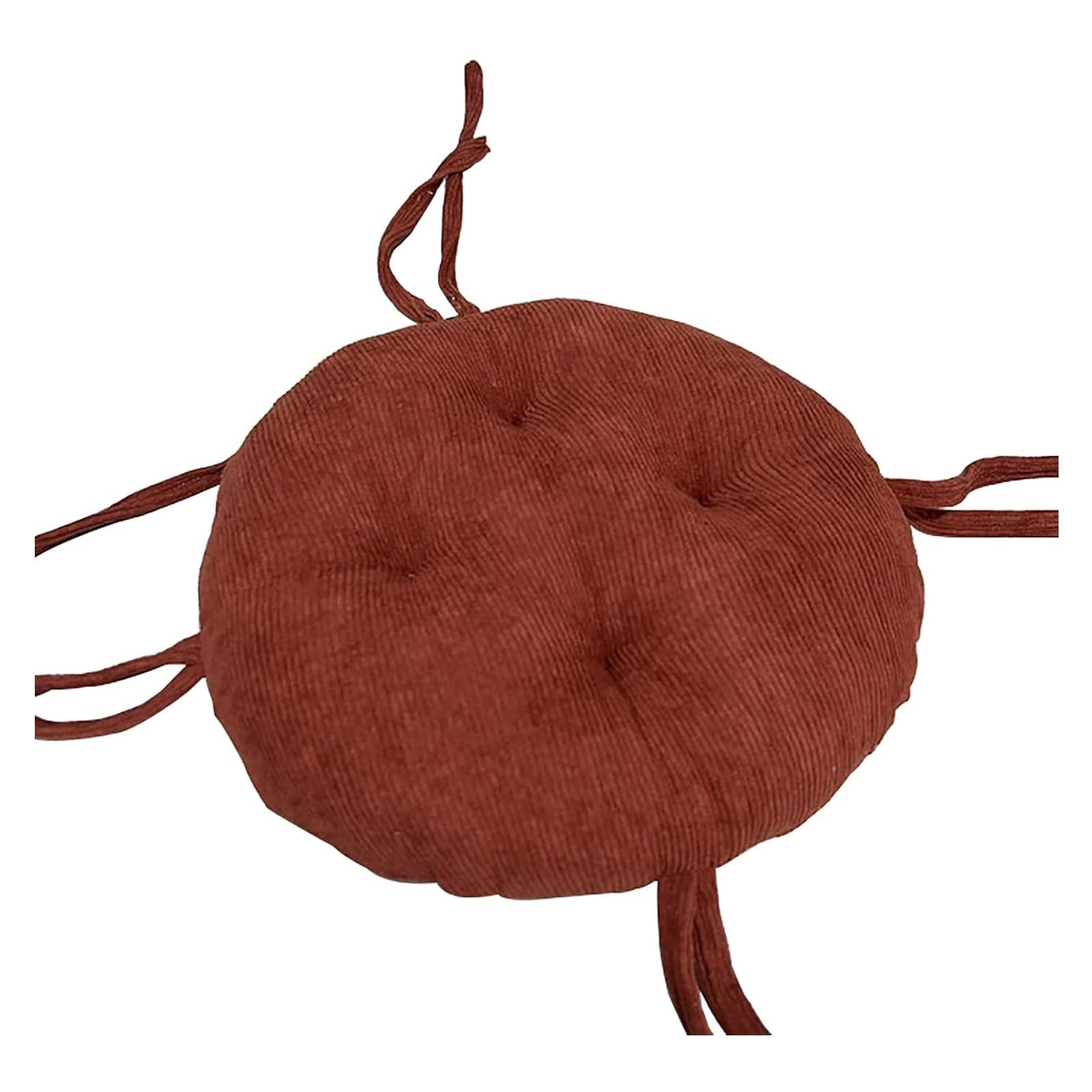 Coussin de sol rond en velours de 45 cm pour soulager les chaises en bois dures