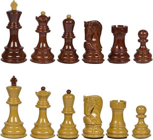 Bellevue - Piezas de ajedrez con peso de polímero alto con 3.5in King y extra Queens, solo piezas, sin tablero Bellevue - Piezas de ajedrez con peso de polímero alto con 3.5in King y extra Queens, solo piezas, sin tablero