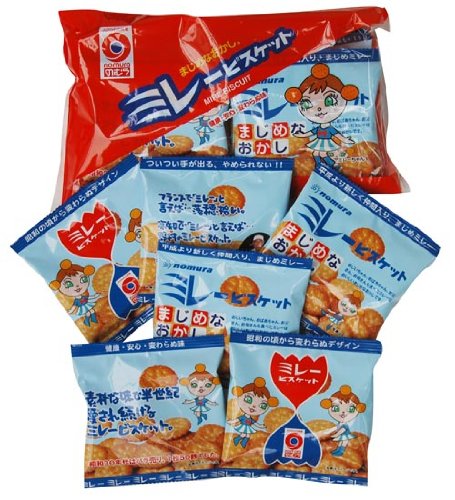 Amazon.co.jp: 野村 のむら ミレービスケット1袋（30g×6袋）×5個セット