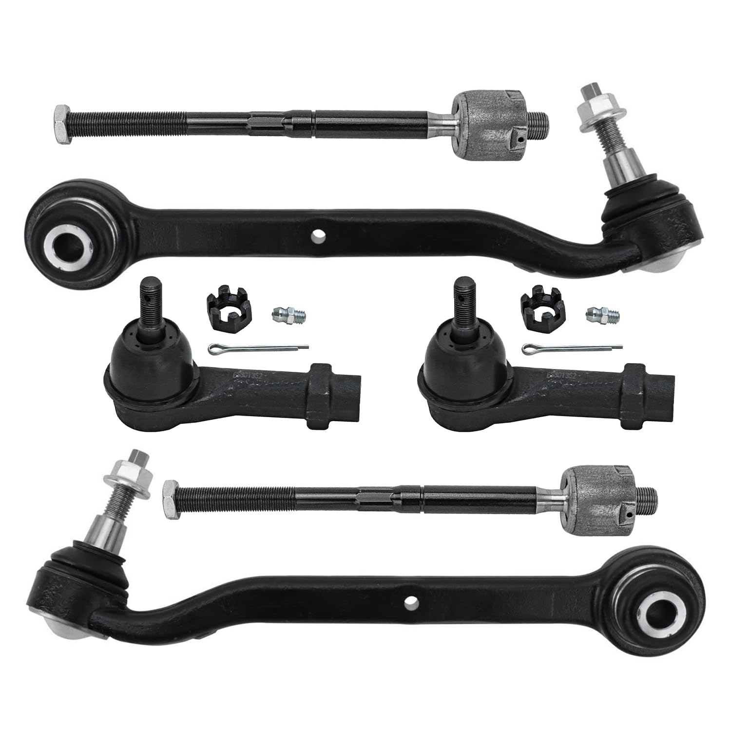 Detroit Axle - 6pc Front End Kit for 2015 2016 2017 2018 2019 2020