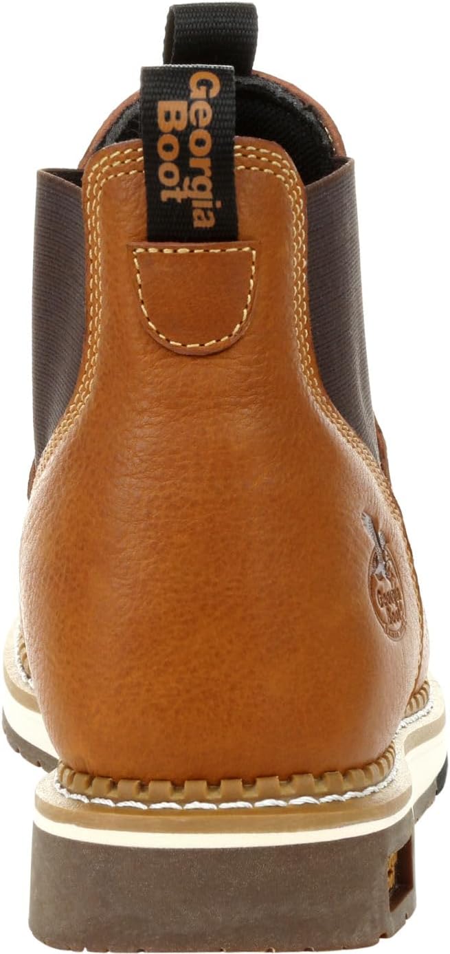Georgia Boot AMP LT Wedge Chelsea Work Boot - Image 4