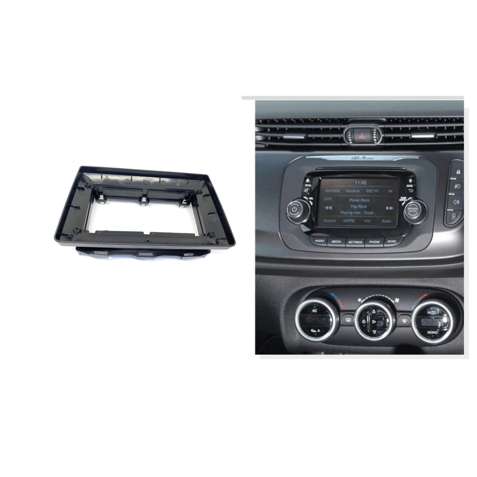 Kit Montaggio adattatore Autoradio, Mascherina 9" pollici compatibile con Alfa Romeo Giulietta (940) dal 2014