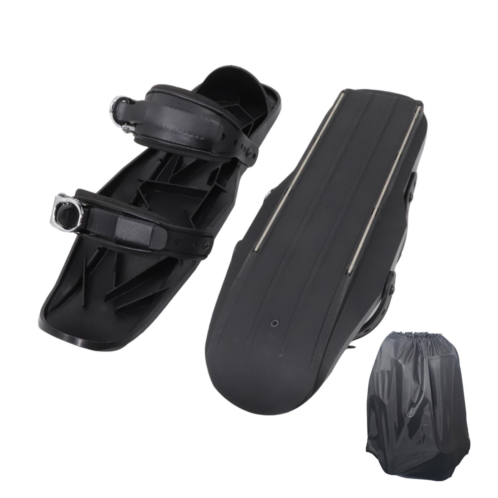 Kurzski, Schneeschuhe für Herren, Snowblades Skiboard | kompaktes Skizubehör, multifunktionale verstellbare Skiwerkzeuge, leichte und rutschfeste Schneeschuhe für Männer Frauen Jungen Bambus